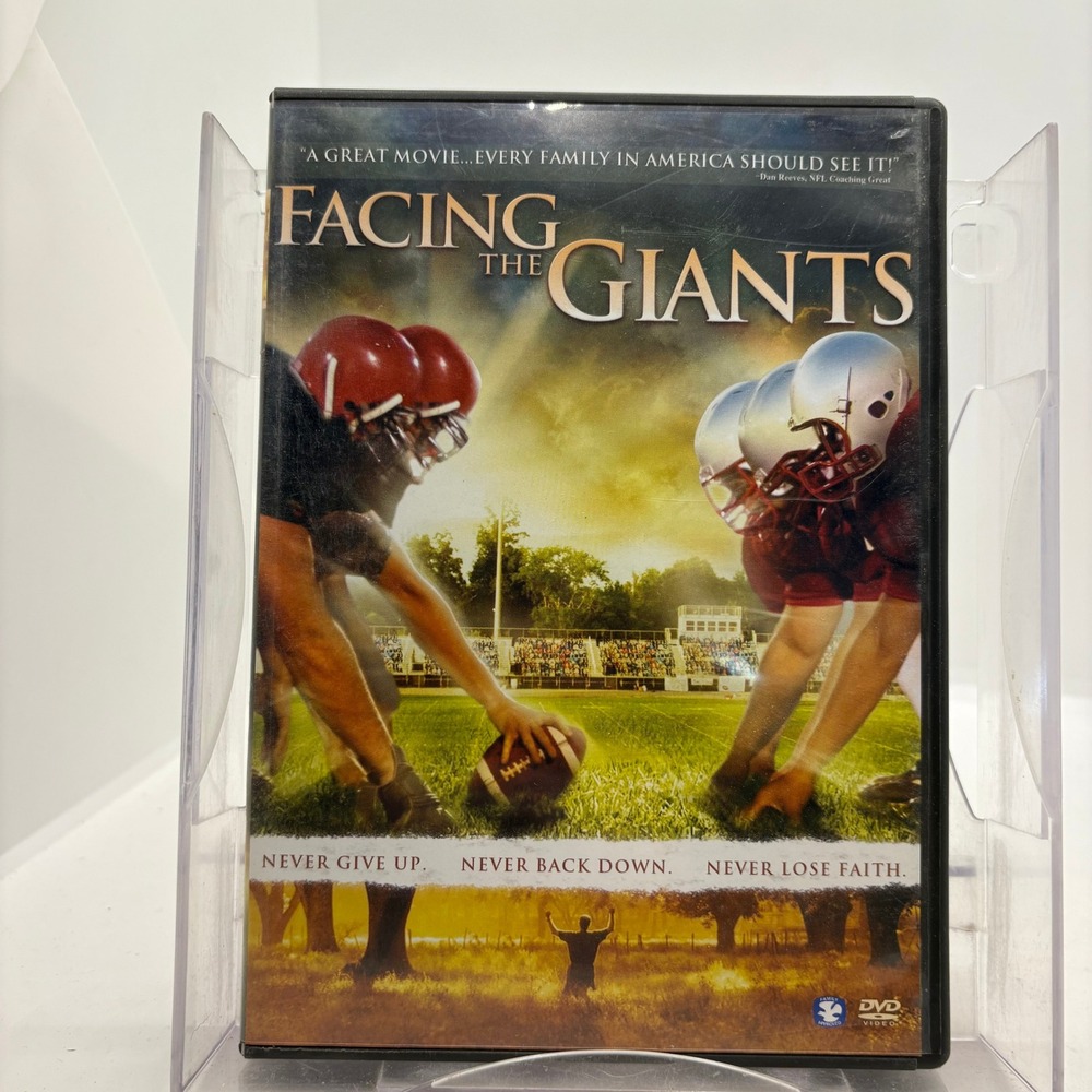 Facing the Giants DVD 2006 Football Christian Faith Drama Alex Kendrick Sony